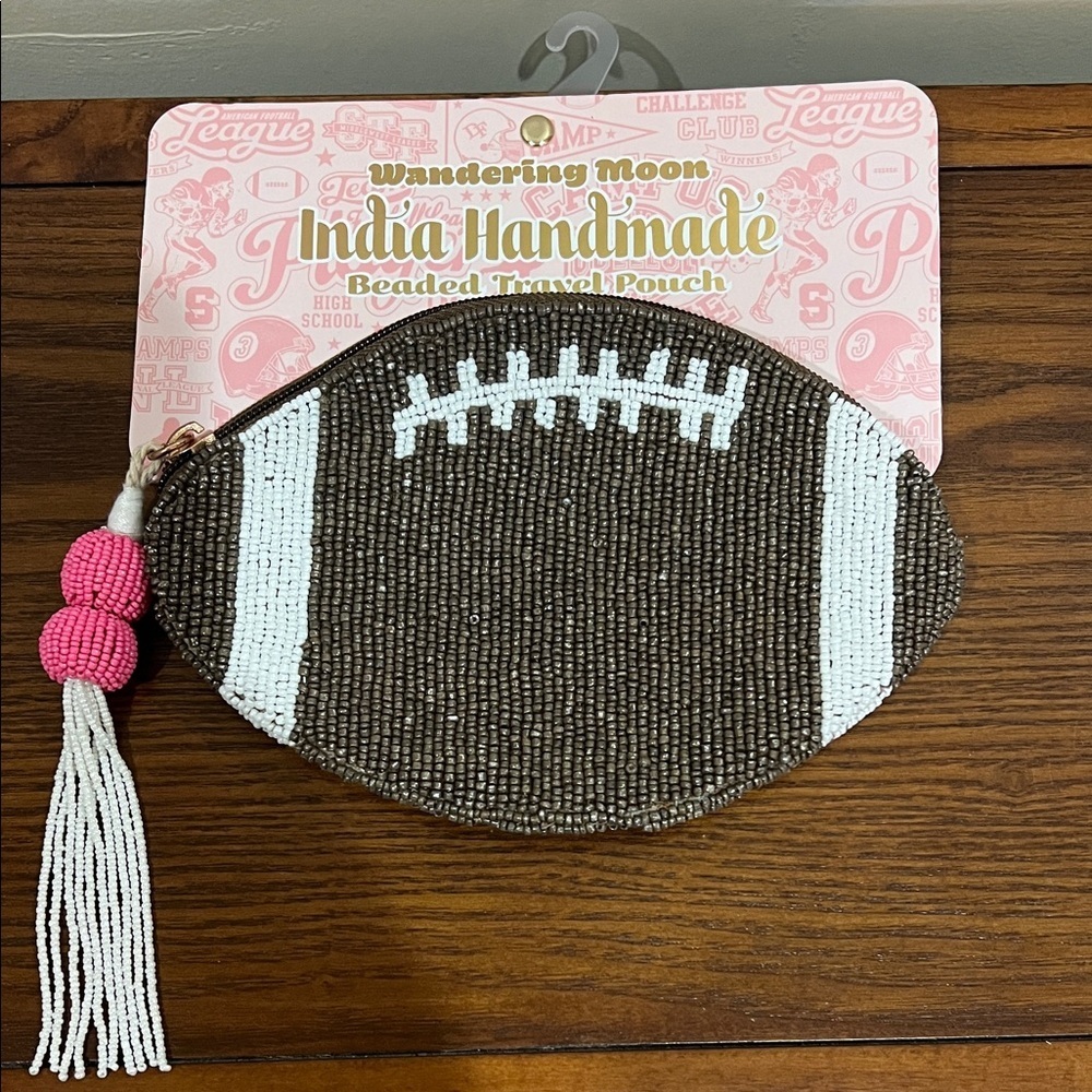 Wandering Moon | Beaded Football 🏈 Wallet